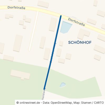 Seefelder Weg Testorf-Steinfort Schönhof 