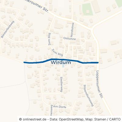 Dorfstraße Wirdum 
