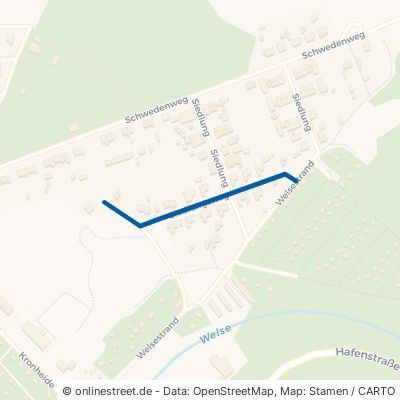 Siedlungsweg Schwedt (Oder) Vierraden 