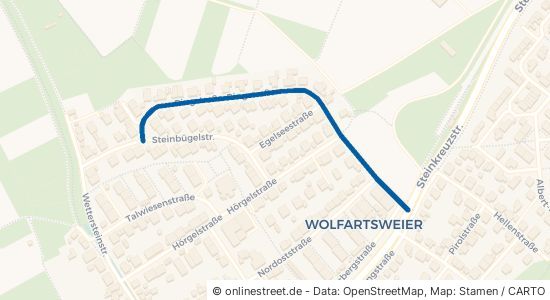 Ringstraße Karlsruhe Wolfartsweier 
