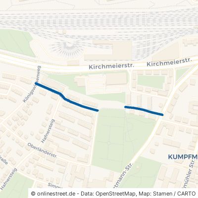 Asamstraße Regensburg Kumpfmühl-Ziegetsdorf-Neuprüll 