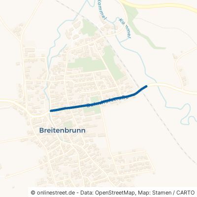 Bahnhofstraße Breitenbrunn 