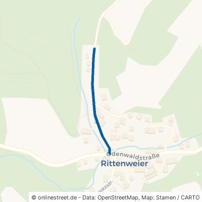 Ritschweierer Weg Weinheim Rittenweier 
