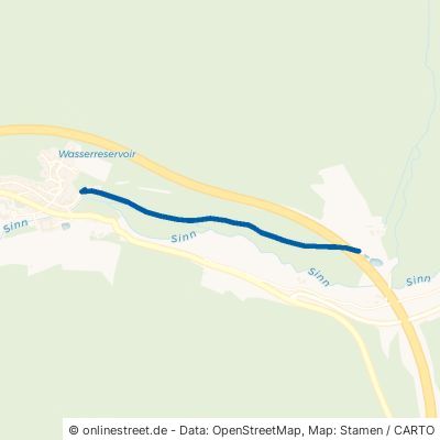 Mühlrainweg Bad Brückenau Römershag 