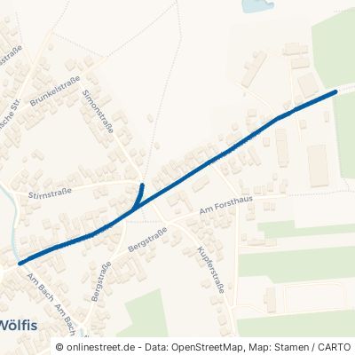 Tambuchstraße Ohrdruf Wölfis 