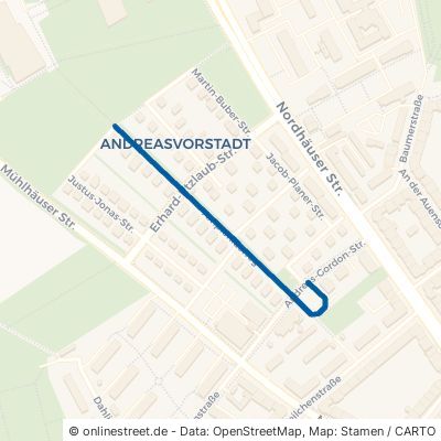 Amploniusweg Erfurt Andreasvorstadt 