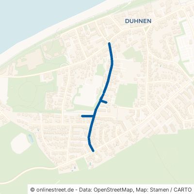 Rugenbargsweg Cuxhaven Duhnen 