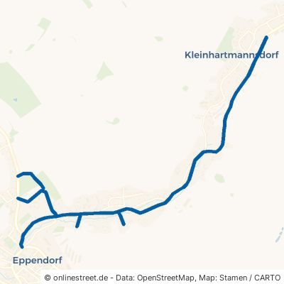 Freiberger Straße Eppendorf Kleinhartmannsdorf 