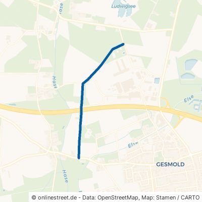 Dammweg 49326 Melle Gesmold Üdinghausen-Warringhof