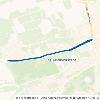 Binderslebener Landstraße Erfurt Brühlervorstadt 