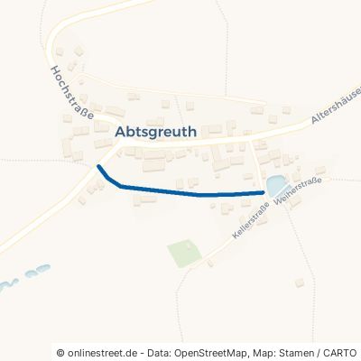 Gründleinsweg Münchsteinach Abtsgreuth 