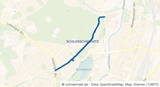 Salzstraße Chemnitz Schloßchemnitz 