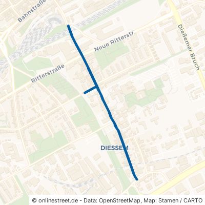 Oberdießemer Straße Krefeld Dießem/Lehmheide 