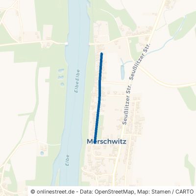 Merschwitzer Elbstraße Nünchritz Merschwitz 