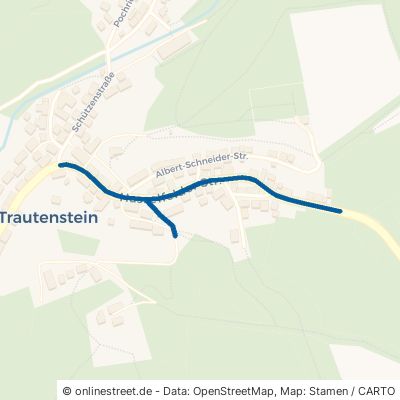 Hasselfelder Straße Oberharz am Brocken Trautenstein 