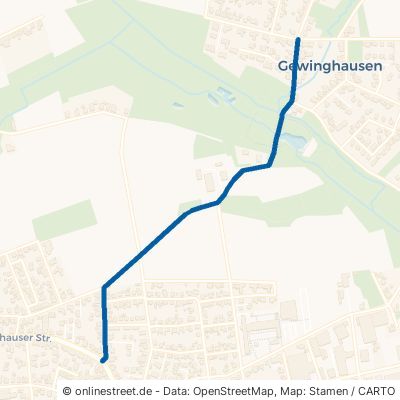 Gewinghauser Straße Bünde Ennigloh 