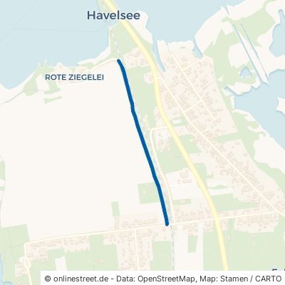 Bahnseitenweg Havelsee Fohrde 
