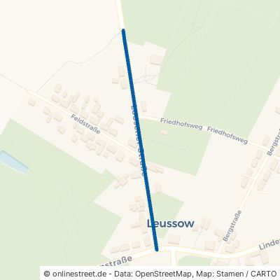 Loosener Straße Leussow 