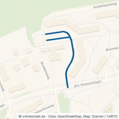 Heckenrosenweg Erfurt Wiesenhügel 