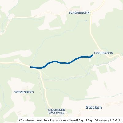 Hochbronner Weg Bühlerzell Schönbronn 