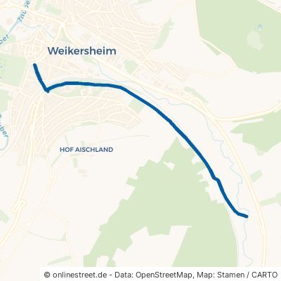 Laudenbacher Straße Weikersheim 