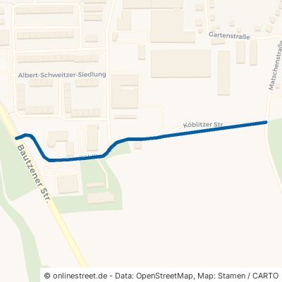Köblitzer Straße Cunewalde Weigsdorf-Köblitz 