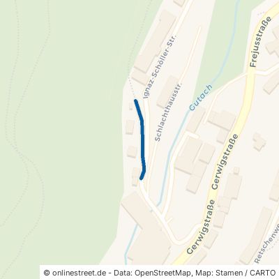 Lehrer-Holzmann-Weg Triberg im Schwarzwald Stadtgebiet 