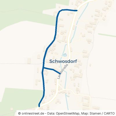 Schwosdorfer Feldweg Kamenz Schwosdorf 