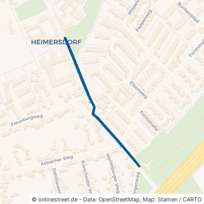 Giershausener Weg Köln Heimersdorf 