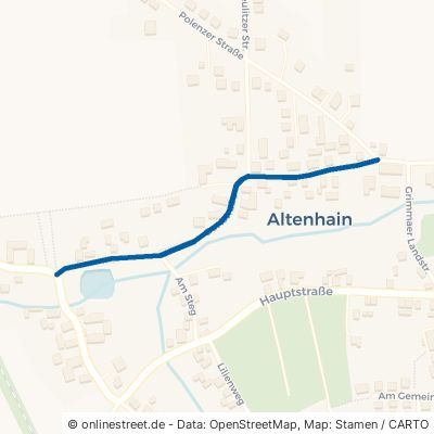 Dorfstraße Trebsen Altenhain 