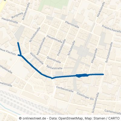 Grabenstraße Göppingen Stadtgebiet 