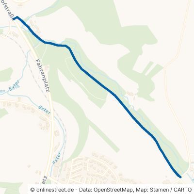 Vallentruper Weg Extertal Bösingfeld 