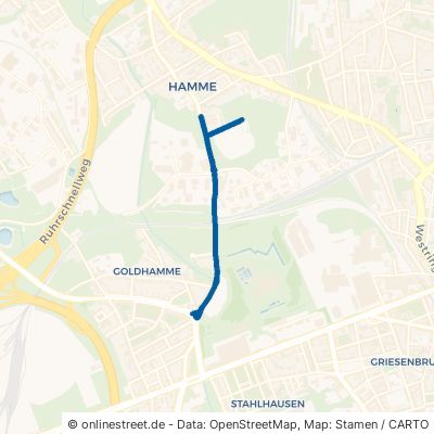Gahlensche Straße Bochum Hamme 