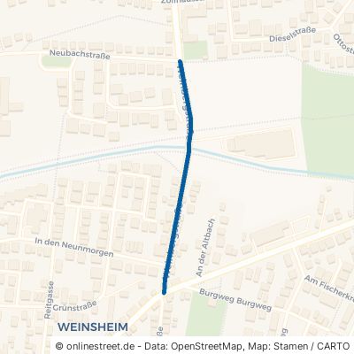 Weinbergstraße Worms Weinsheim 