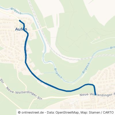 Brigachtalstraße Donaueschingen Aufen 