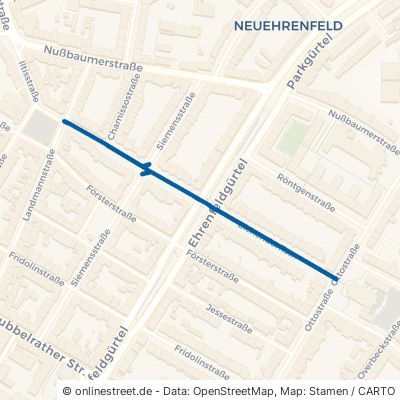 Eichendorffstraße Köln Neuehrenfeld 