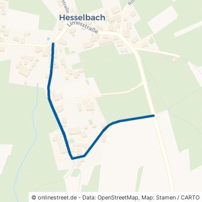 Unterdorfstraße Oberzent Hesselbach 