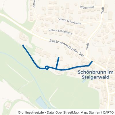 Siedlungsstraße Schönbrunn im Steigerwald Schönbrunn 