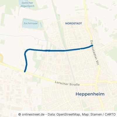 Bürgermeister-Kunz-Straße Heppenheim (Bergstraße) Heppenheim 