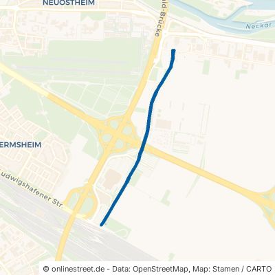 Xaver-Fuhr-Straße Mannheim Neuostheim 