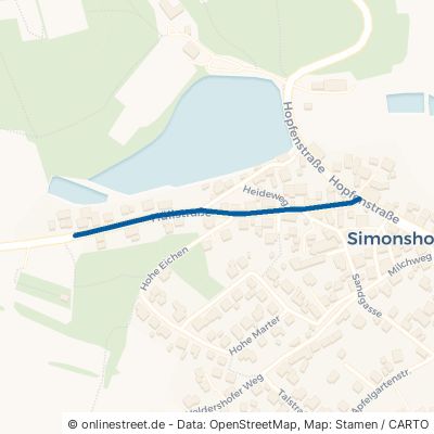 Hüllstraße Lauf an der Pegnitz Simonshofen 
