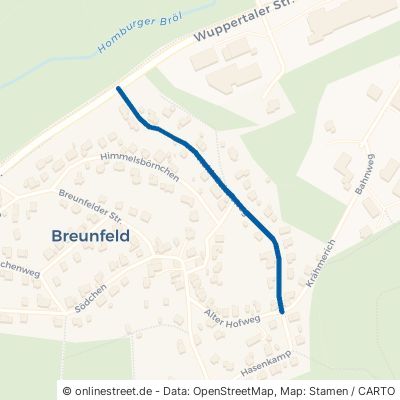 Heidnüchelsweg 51588 Nümbrecht Breunfeld 