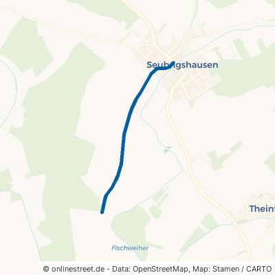 Thundorfer Weg Münnerstadt Seubrigshausen 