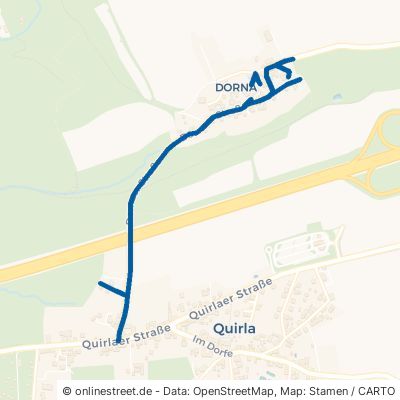 Dornaer Straße Stadtroda Quirla 
