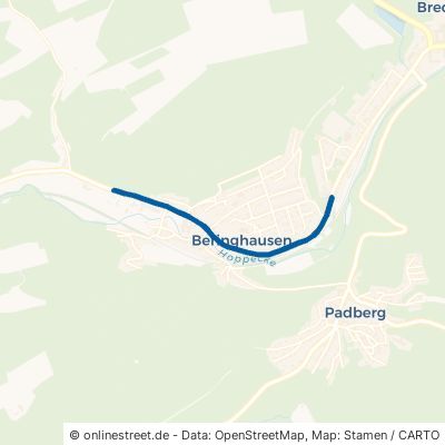 Bundesstraße Marsberg Beringhausen 