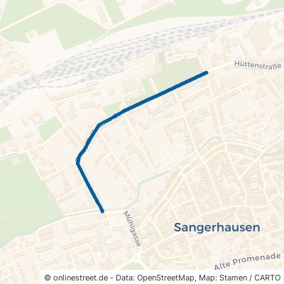 Ernst-Thälmann-Straße Sangerhausen 