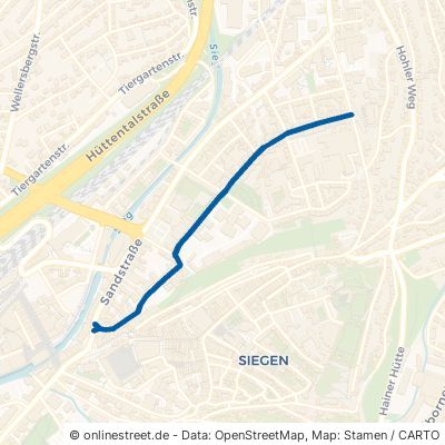 Friedrichstraße Siegen Siegen-Kernband 