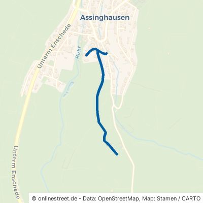 Brunnenweg Olsberg Assinghausen 