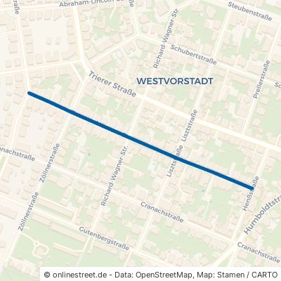 Thomas-Müntzer-Straße Weimar Westvorstadt 
