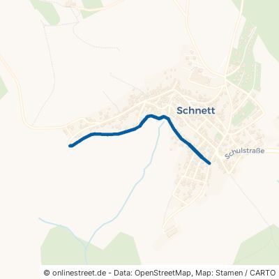 Wiesenstraße Masserberg Schnett 